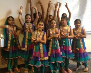 Bollywood dancers