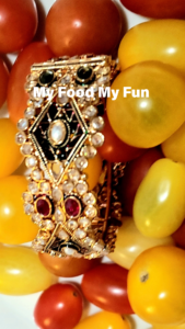 My food my fun indian bracelet